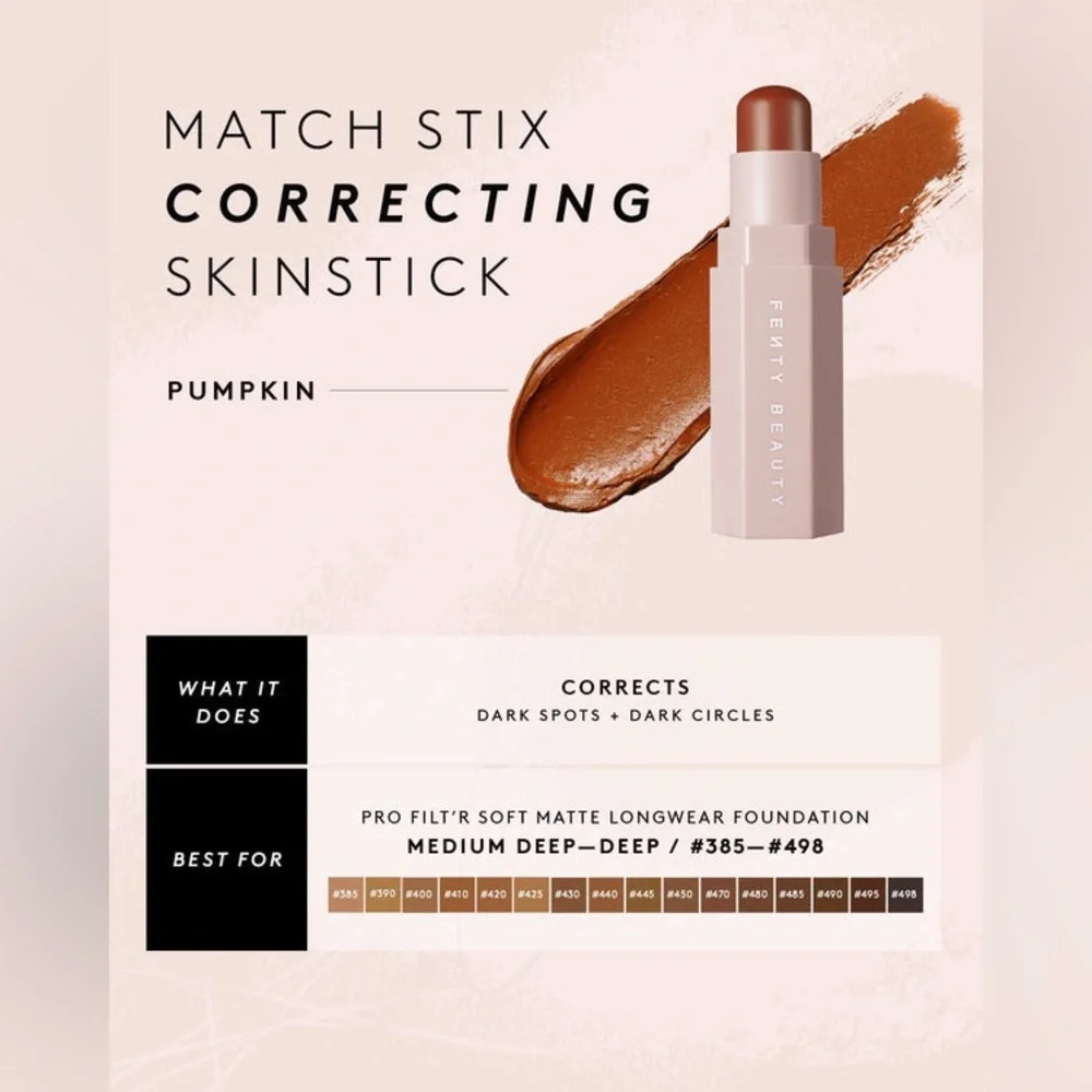 Fenty Beauty Match Stix Correcting Pumpkin Skinstick NEW